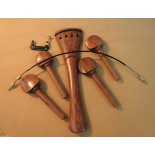 A set of cello mahogany accessories for the cello drawing board axion tail rope fine adjustment
