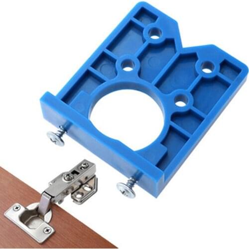 35mm Hinge Hole Drilling Guide Locator Hinge Positioning drill Bits Woodworking Door Hole Opener Cabinet Accessories Tools