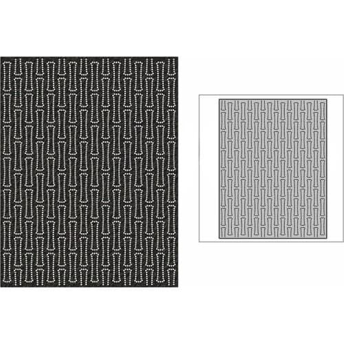 New Spotted Short Stick Background Plate Craft Embossing Mold 2021 Metal Cutting Dies for DIY Scrapbooking Album Card Making