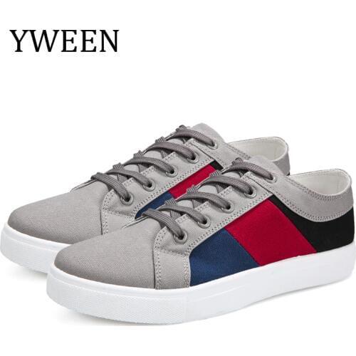 YWEEN Men Casual Shoes Autumn Canvas Shoes Men Breathable Casual Canvas Shoes Walking Men Shoes Chaussure Homme Factory sales