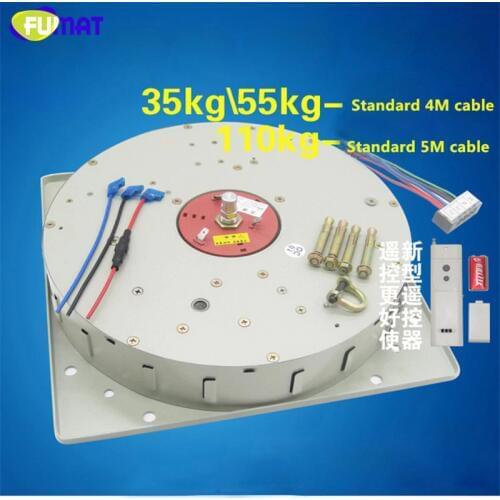 FUMAT Light Lifters 35KG 4M Remote Control Hoist Pendant Lamp Lifter Chandelier Light Rated Load 35kgs 110-130V 220-240V