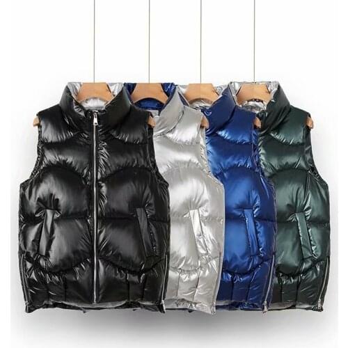 Casual Woman Winter Vest Warm Sleeveless Womens Vest