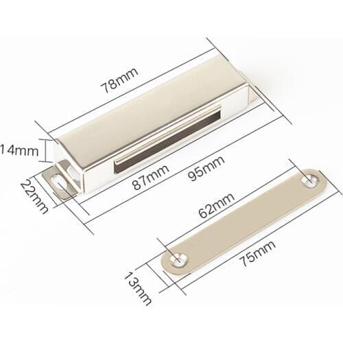 Good Quality Stainless Steel Strong Magnetic Door Catches Kitchen Cupboard Wardrobe Cabinet Latch Catch
