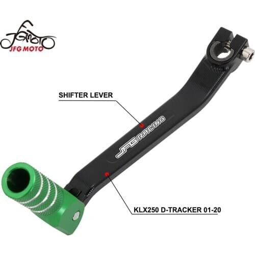 Motorcycle CNC Folding Tip Gear Shift Shifter Lever For KAWASAKI KLX250 KLX 250 D-TRACKER 2001 2002 2003 2004 2005 2006-2020