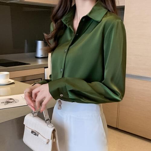 SUOCHAO Womens Silk Shirts