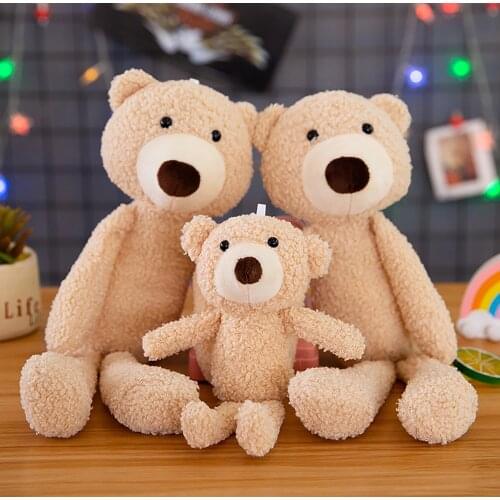 Super Soft Baby Appease Toy Bear Stuffed Animals doll toys for Children Cute Plush Skin-Friendly Doll Vacuum Adsorption Packagin