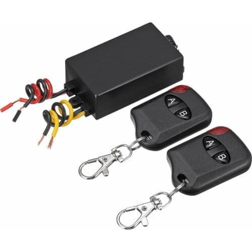 DC12V Relay 1 Channel ON-OFF Wireless RF Remote Control Switch Relay Receiver Module with 315MHZ LED Remote Controls