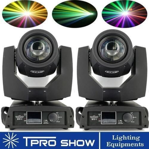 2Pcs 230W Beam Moving Head 7R Sharpy Movinghead Stage Light Dmx512 Sound Auto Control Mobile DJ Club Wedding Sound Party Lights