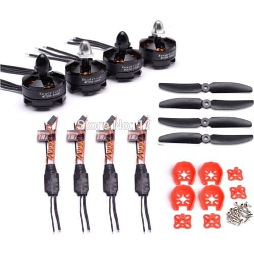 4pcs Simonk / BLHeli 12A ESC & 4pcs 2204 2300KV Motor for 210mm 220mm 250mm Robocat 270 270mm Multi Quadcopter