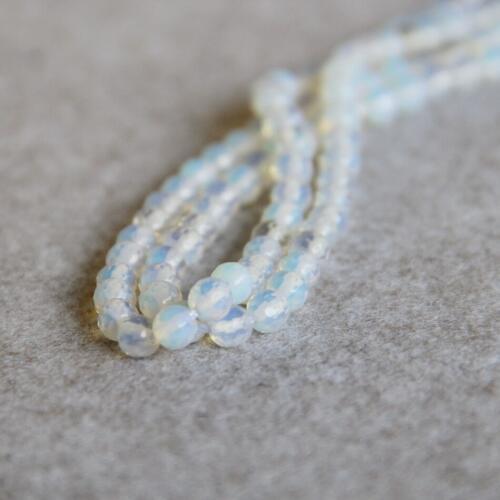 6mm Sri Lanka Moonstone Round opal beads chalcedony beads Jewelry making design faceted Beads stones 15"