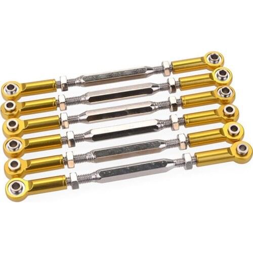 Aluminum Turnbuckle Rod Linkage Steering Rods For RC 1/10 1/8 Redcat HSP ZD Racing HPI HOBAO Monster Truck