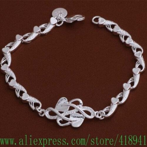 Silver Plated bracelet, Silver Plated fashion jewelry beautiful /dwhamnoa axjajoqa AH006