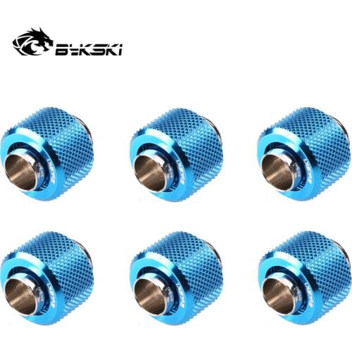 Bykski 4pcs/6pcs Fitting use Inside Diameter 10mm+Outside Diameter 16mm or ID3.5+OD12.7mm Hose 3/8"ID X 5/8"OD Tubing Connector