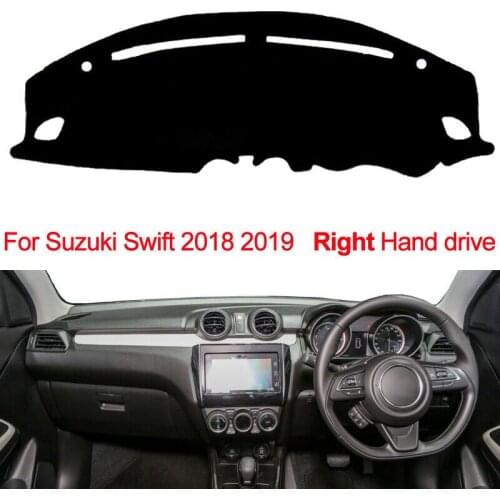 Car Dashboard Cover Mat Pad Interior Dashmat Dash Sun Shade Instrument Carpet Accessories For SUZUKI SWIFT 2018 2019