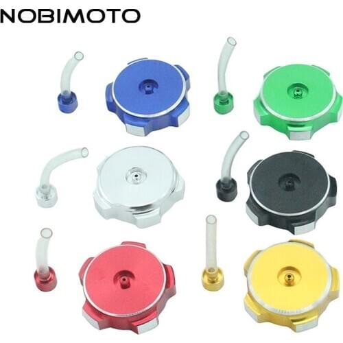 CNC Aluminum Alloy Motorcycle Gas Fuel Petrol Tank Cap Air Vent Gas Cap Fit For CRF50-CRF150 KLX110 TTR110 ATV Motocross2CNC-196