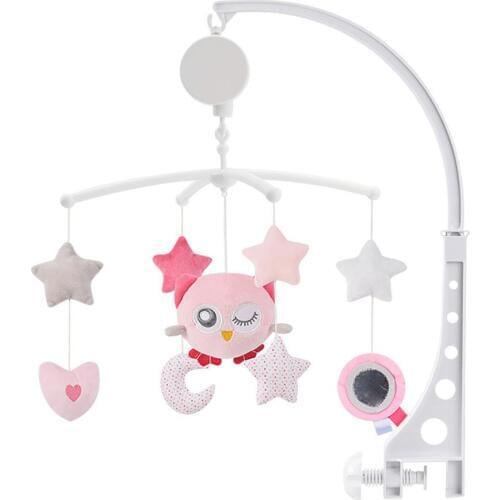 0-1 Year Old Baby Bed Bell Rattle Children Music Rotating Bedside Bell Baby Soothing Cloth Toy Quality Material Skin-friendly