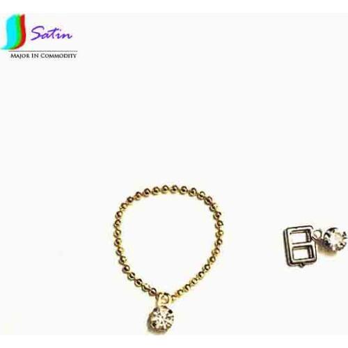 DIY Super Small Mini Doll Necklace Pendant Necklace Decoration Doll Jewelry Accessories Diamond 3.5mm Gold Silver S087P