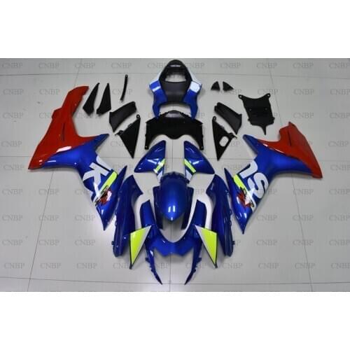 For Suzuki GSXR750 2011 - 2015 K11 Fairing GSX-R600 2012 Motorcycle Fairing GSXR 750 11 12 Blue Red Full Body Kits