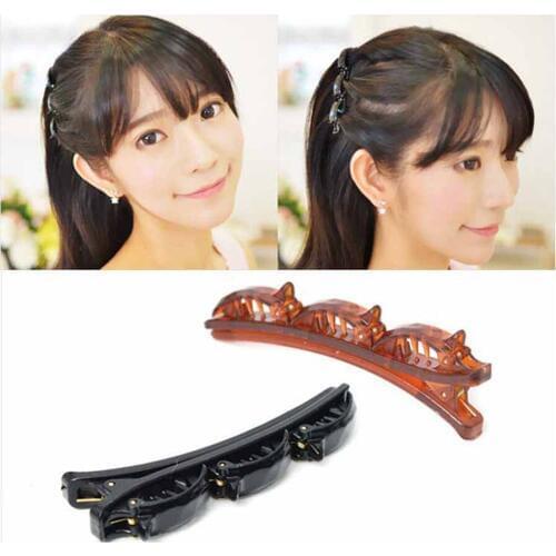 3 Pcs New Fashion Girls Women Double Hair Pin Hair Clips Barrette Comb Hairpin Disk Gifts Hair Accessories Styling Tools