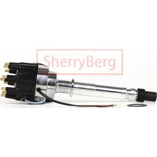 SherryBerg Electronic Distributor PRO BILLET Billet FOR Chevy Small Block 305 5.7L 350 400 V8 Distributor
