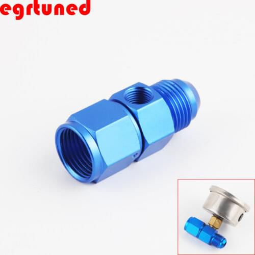 AN4 6 8 10 Male to Female 1/8" NPT Gauge / Sensor Side Port Adapter Oil Fuel Fitting Hose End