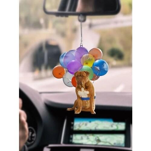 Cat Car Hanging Ornament with Colorful Balloon Car Hanging Ornament Car Interior Decor Car Pendant Creative Cute Cat