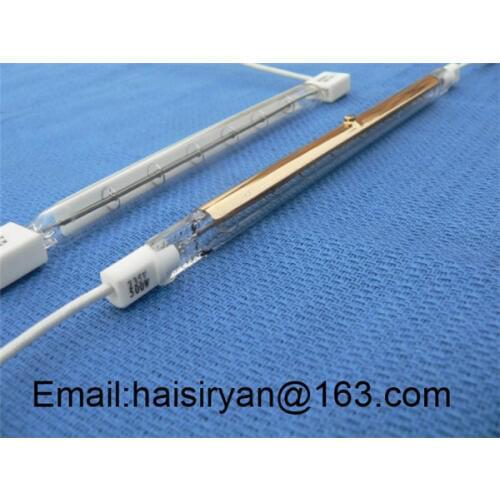 R7s customized 1500w 1000mm far Single tube Electric halogen IR quartz glass heating emitter for oven manufacturer