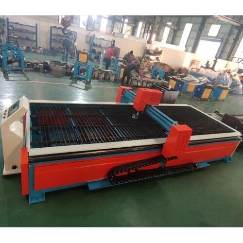 High Quality CNC Plasma Cutter, Carbon Steel Automatic Plasma Cutting Shear Machine with PLC and 2000 x 6000 MM Working Area