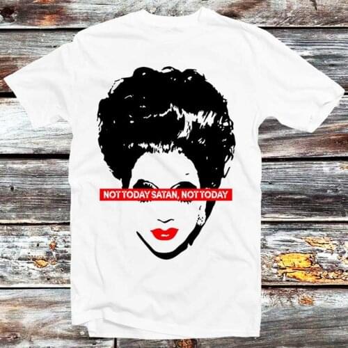 Not Today Satan Print Tops Women T-shirt Casual Ladies Basic O-collar Short Sleeved Women T-shirt Girl,Drop Ship