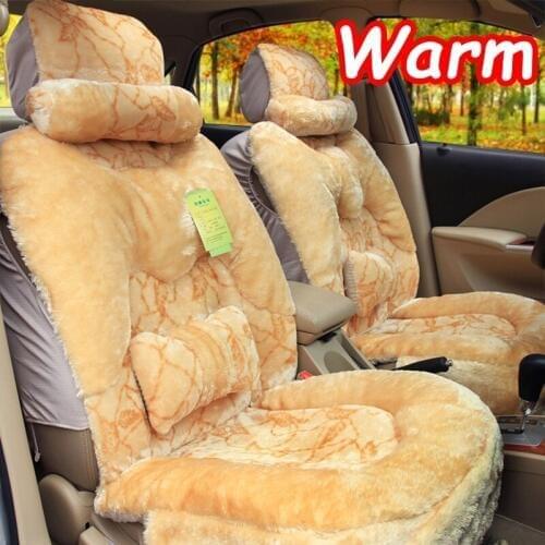 2015 winter car cushion seats covers warm faux fur car interior accessories car pad cover for car ventilated decorative cushions