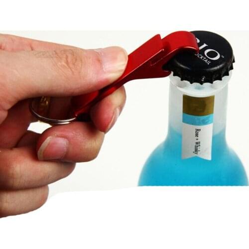 Aluminium Portable Can Opener Key Chain Ring Can Opener Restaurant Promotion Gifts Kitchen Tools Birthday Gift Party Supplies