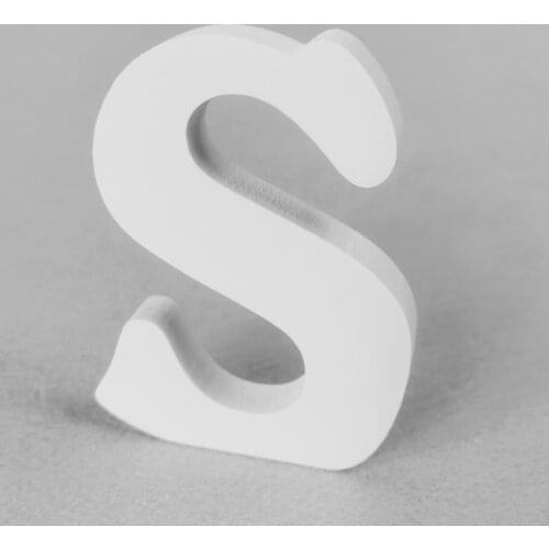 20cm White Wood Letters Alphabet Birthday Party Wedding Party Home Decoration & DIY Customized Sign Art Crafts Wooden letters