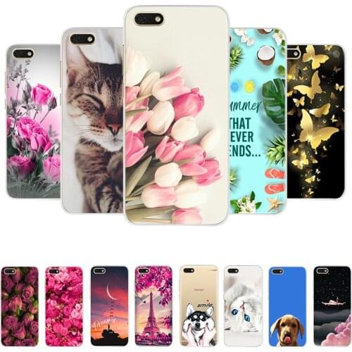 For Huawei Y5 2018 Case For Huawei Y5 Lite 2018 y 5 Prime 2018 Case Soft Silicone Cover Cute Cartoon TPU Phone Case Fundas Coque