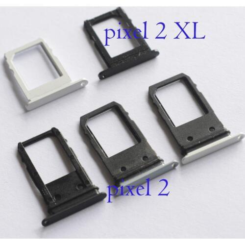 SIM Tray Holder SD Card Reader Slot Adapter for Google Pixel 2 XL for Goggle 2Gen 2th 5.0" 6.0"