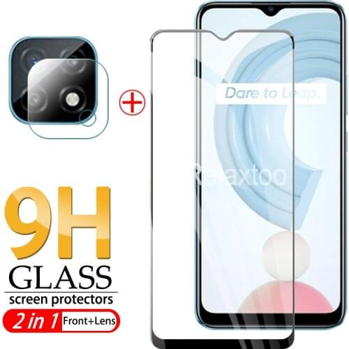 For Realme C21 Safety Glass/Camera Lens Film For Oppo Realme C 21 C15 C12 C11 C3 Full Cover Protective Glas Tempered Glasses 9H