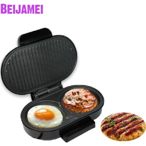 European Household Mini Steak Machine Egg Fryer Electric Sandwich Maker Hamburg Machine Bread Breakfast Barbecue Machine