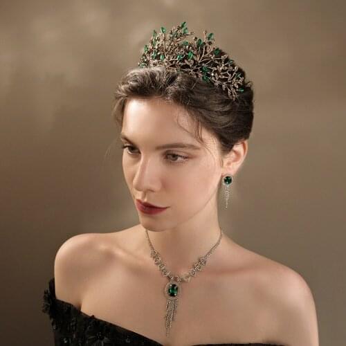 Headdress Retro Wedding Hair Accessories Baroque Alloy Crown Dinner Party Bridal Crown