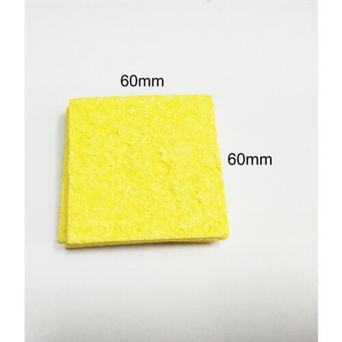 Clean tool Sponge High Temperature Resistant Soldering Iron Welding Cleaning Sponge Solder Tip Yellow Heatstable Cleaning Sponge
