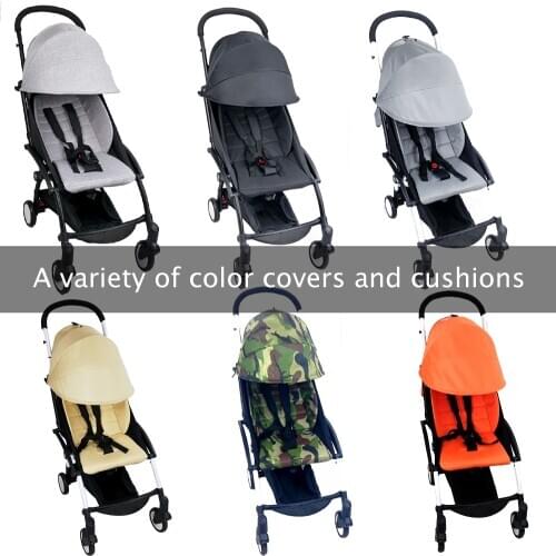 Stroller Hood & 175 Degrees Mattress For Babyzen Yoyo Yoya Babytime With Back Zipper Pocket Baby Stroller Accessories