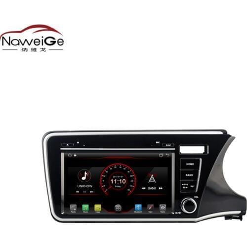 NaweiGe 9Inch Android quad core MTK 9.1 2+16GB Car dvd for HONDA CITY 2014 RHD Autoradio GPS Navigation Car Multimedia players
