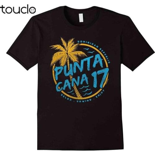 Brand New Summer Mens Short Sleeve Punta Cana 2017 Dominican Republic Travel Vacation T-shirt