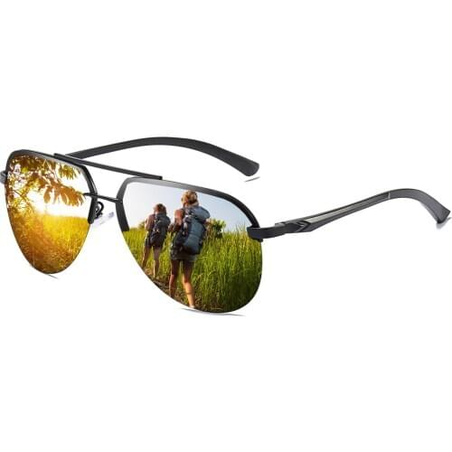 Yeckpowo mens sunglasses 2021 polarized UV400 sun glasses vintage eyewear ultralight lens no glare outdoor sport gafas