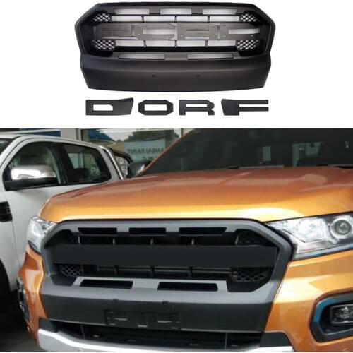 Front Grille Bumper Mesh Grill Grills Fit For Ford Ranger T7 T8 Xl Xlt Wildtrak Mk3 Bumper Cover Grille Car Styling