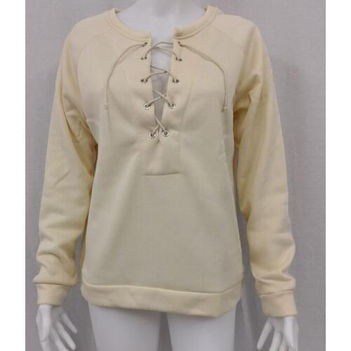 Pullovers Women Criss Cross Backless Bandage Hollow Knitted Tops Ladies Long Sleeve Casual Elegant Sexy Autumn Jumper