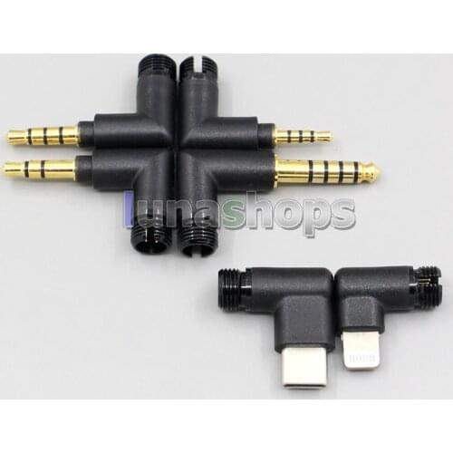 3.5mm 2.5mm 4.4mm Iphone Type-C Balanced plug Fit For Original Awesome Female DIY Repair Replacement Adater LN006528