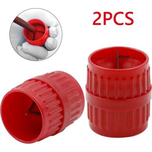 2pcs Brass Pipe Chamfering 5mm-38mm Internal External Tube Pipes Metal Tubes Heavy Duty Deburring Tool