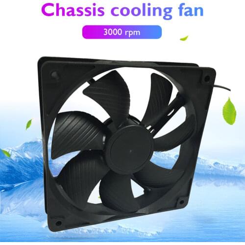 120mm 3000RPM Computer Fan Cooling 12cm Chassis Radiator Server Fan PC Cooler Accessories IDE Powered Socket For BTC Bitcoin HOT