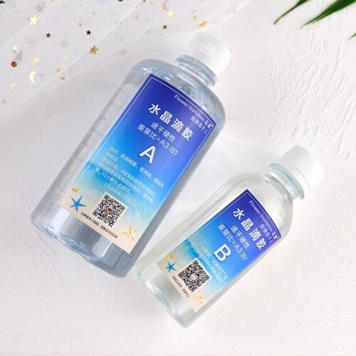 High Adhesive 3:1 Clear AB Crystal Hardener Glue Resin UV Epoxy For DIY Handmade Material Jewelry Making Accessories Craft