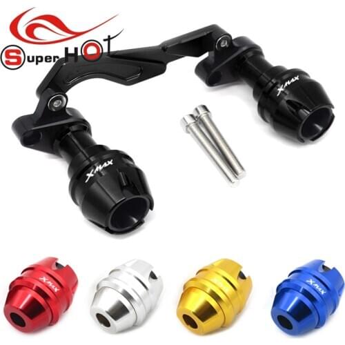 For Yamaha XMAX250 XMAX 250 accessories Front Fork Wheel Fall Muffler Pipe Frame Protection Frame Slider Anti Crash Protector