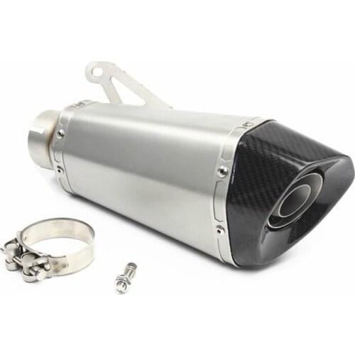 1 Set Motorcycle Exhaust Carbon Fiber Muffler Modified With Carbon Fiber Moto Escape For BMW S1000RR 2010-2014 S1000R 2010-2016